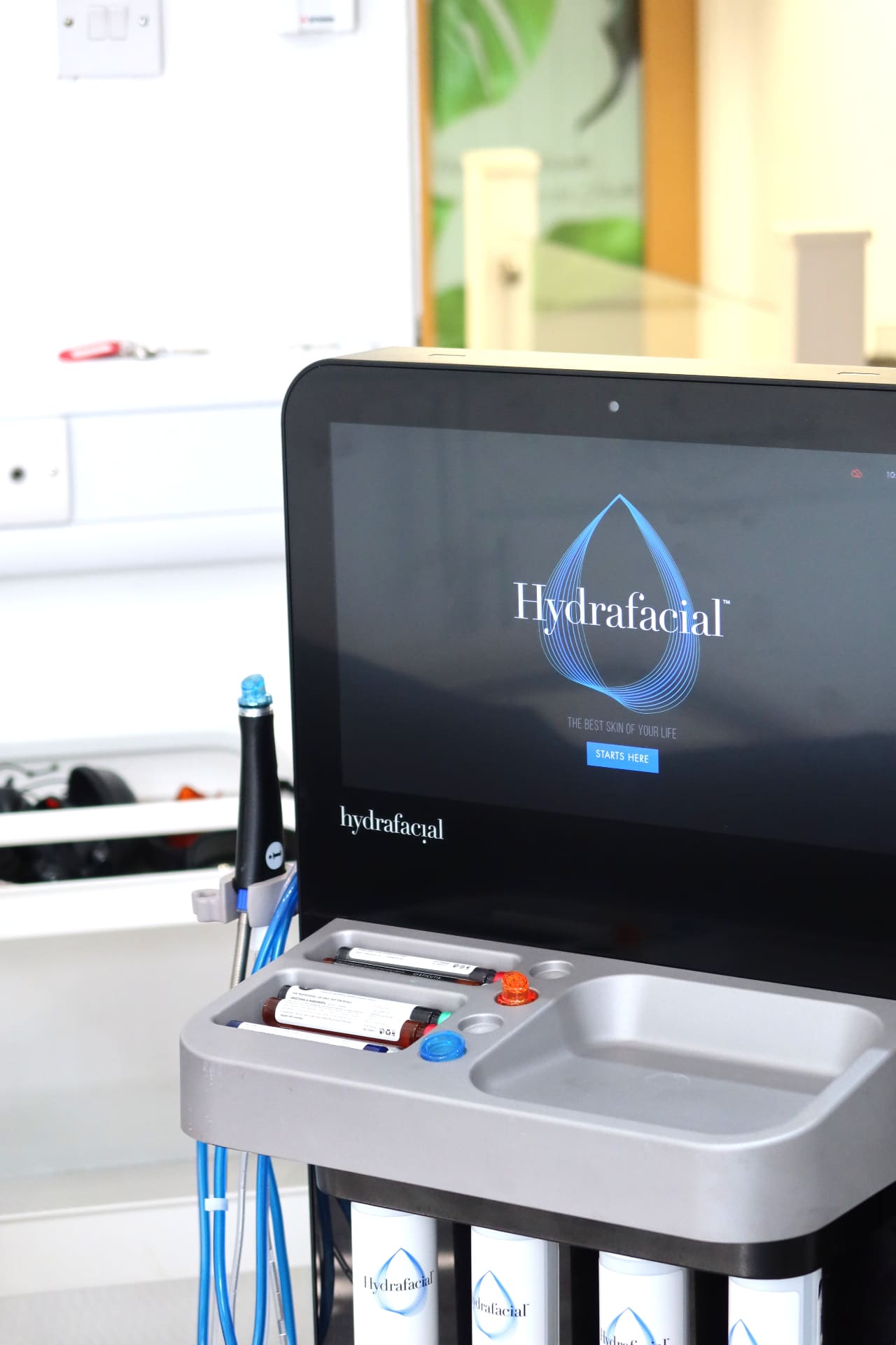 Hydrafacial machine at Vale Laser Aesthetics Pontyclun