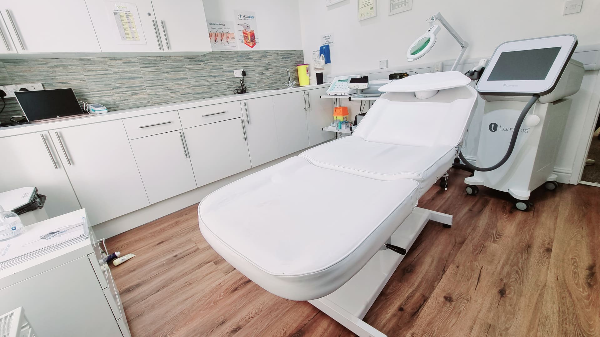 Vale Laser Aesthetics clinic treatment room